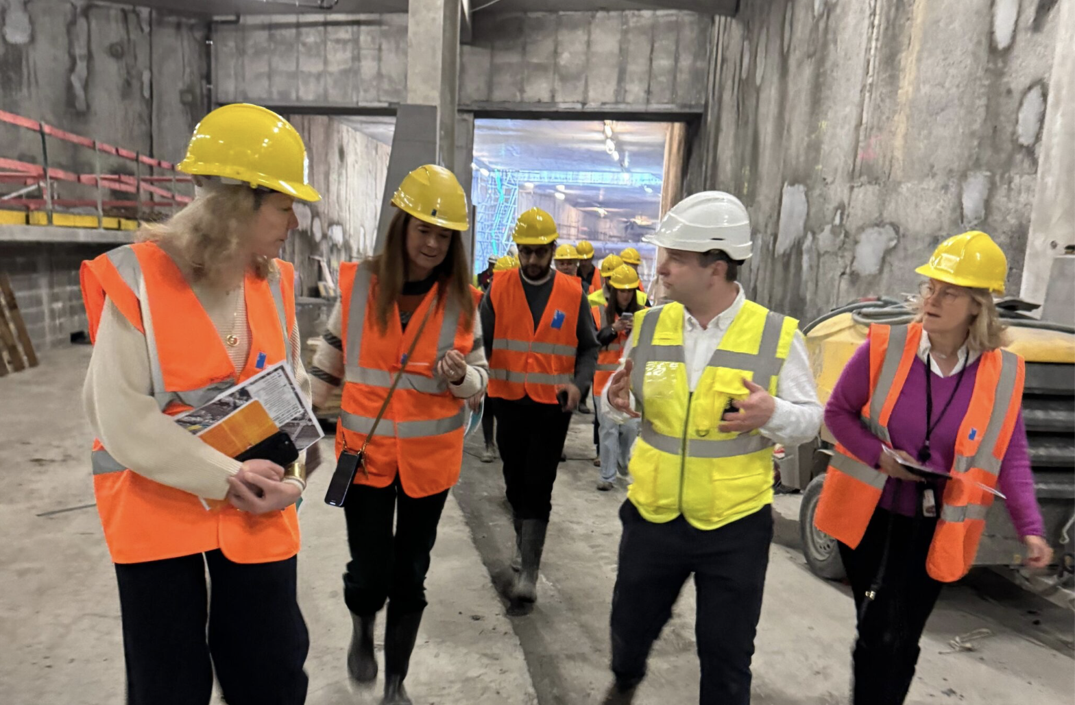 Métro 3 : trois députées MR sur le terrain pour suivre l’avancement du chantier